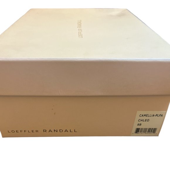 NEW Loeffler Randall Size 8 Women's Camellia Knotted Leopard Sandal - Chocolate - Picture 9 of 9